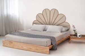 modern upholstered king bed